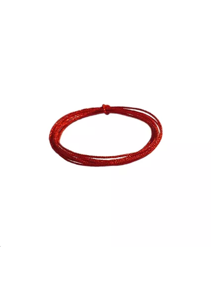 Cordon soie japonaise 0.5mm rouge  Cordon de soie japonaise- 1
