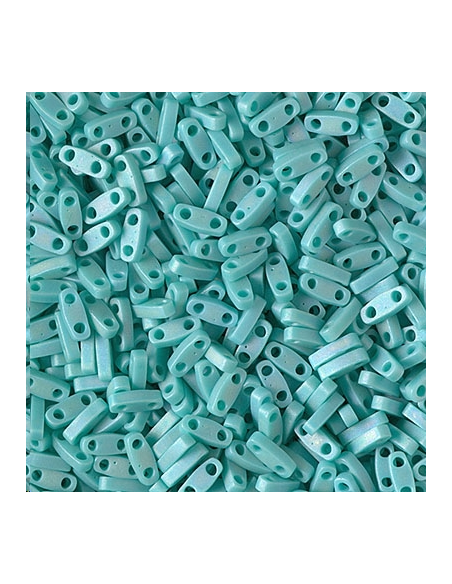 Quarter Tila Miyuki Turquoise Green  Quarter Tila Miyuki- 1 Quarter Tila Miyuki Turquoise Green  Quarter Tila Miyuki- 1