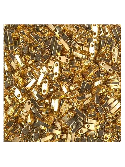 Quarter Tila Miyuki 24ktGold Plated  Quarter Tila Miyuki- 1