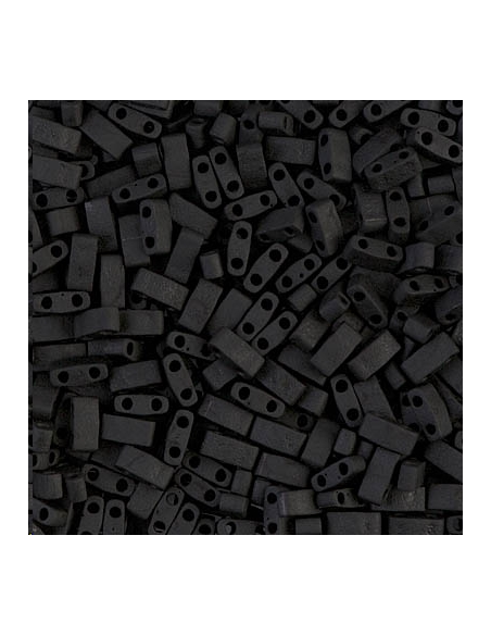 Half Tila Miyuki Matte Black  Half Tila Miyuki- 1 Half Tila Miyuki Matte Black  Half Tila Miyuki- 1