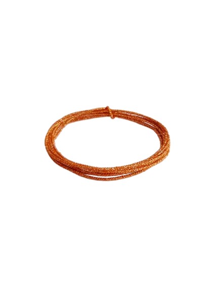 Cordon soie japonaise 0.5mm cuivre  Cordon de soie japonaise- 1