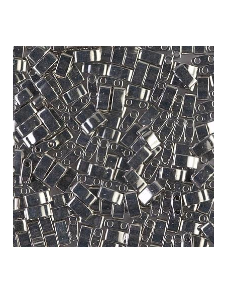 Half Tila Miyuki Palladium plated  Half Tila Miyuki- 1 Half Tila Miyuki Palladium plated  Half Tila Miyuki- 1