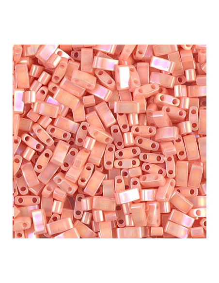 Half Tila Miyuki Op Tea Rose Luster  Half Tila Miyuki- 1 Half Tila Miyuki Op Tea Rose Luster  Half Tila Miyuki- 1