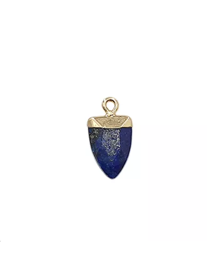 Pendentif pointe lapis 10x16mm  Les pendentifs en pierre Fine- 1