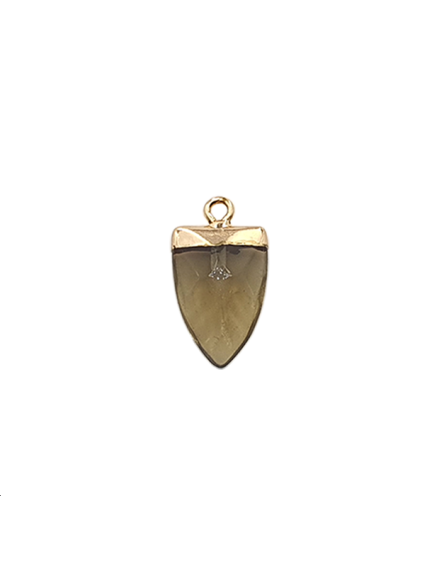 Quartz fumé pointe 10x16mm  Les pendentifs en pierre Fine- 1