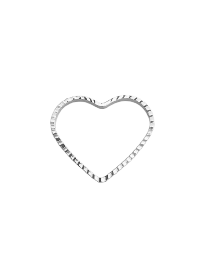 Pendentif cœur décor ciselé  Pendentifs- 1