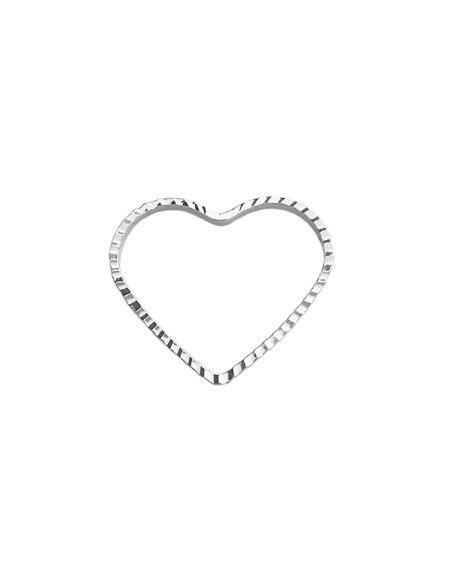 Pendentif cœur décor ciselé  Pendentifs- 1 Pendentif cœur décor ciselé  Pendentifs- 1