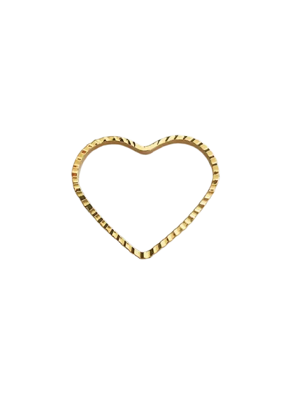 Pendentif cœur décor ciselé  Pendentifs- 1