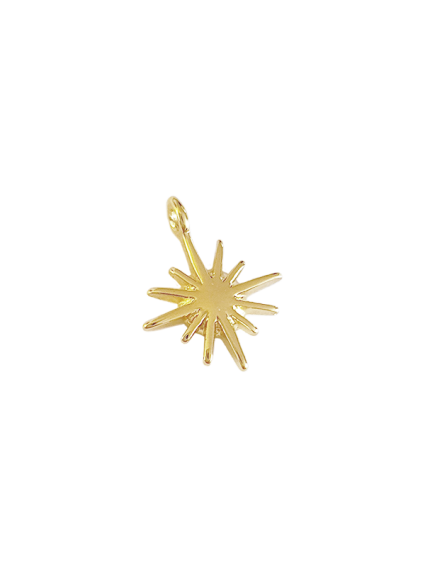 Pendentif étoile 14mm 1 anneau  Pendentifs- 1