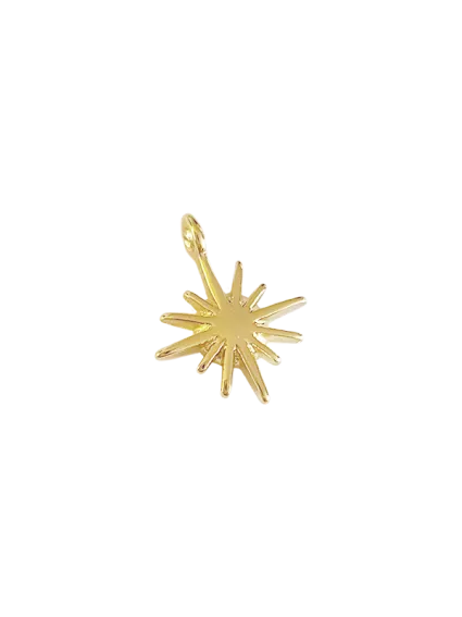 Pendentif étoile 14mm 1 anneau  Pendentifs- 1