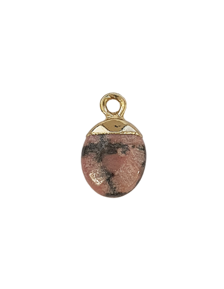 Jaspe goutte 8x11mm  Les pendentifs en pierre Fine- 1