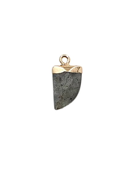 Pendentif dent  Labradorite 11x17mm  Les pendentifs en pierre Fine- 2