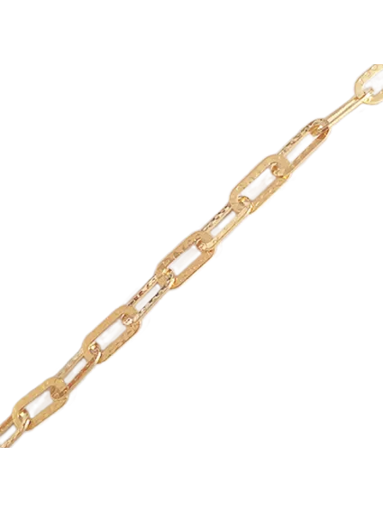 Chaîne ovale martelée 18x8mm  Chaines- 1