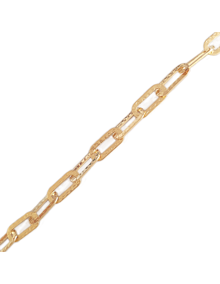Chaîne ovale martelée 18x8mm  Chaines- 1