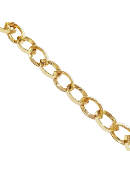 Chaine ovale biseauté 16x11mm  Chaines- 1