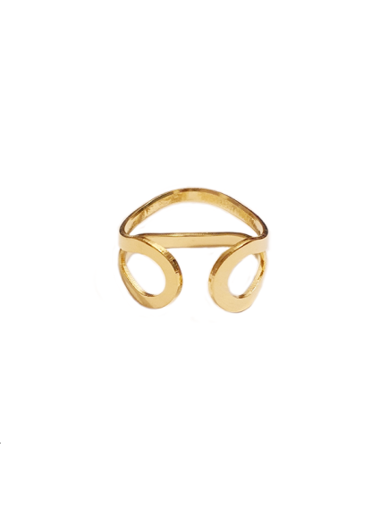 Bague ouverte 1/20mm doré  Bagues- 1
