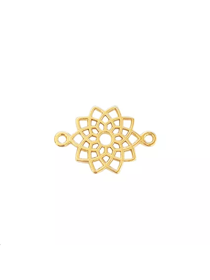 Filigrane fleur 14mm 2 anneaux  Intercalaires- 1