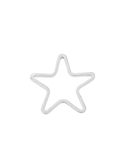 Pendentif étoile fil carré  Pendentifs- 1