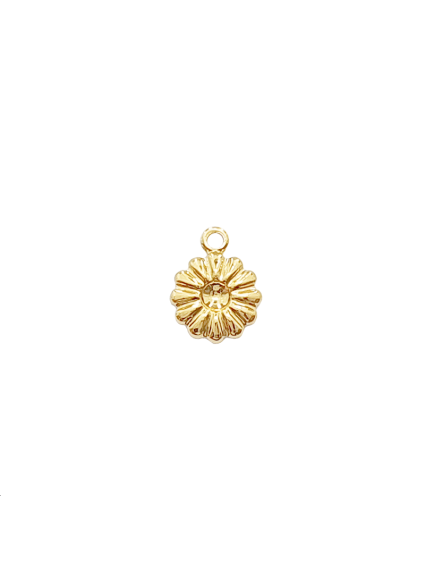 Pampille fleur strass PP ? 8mm