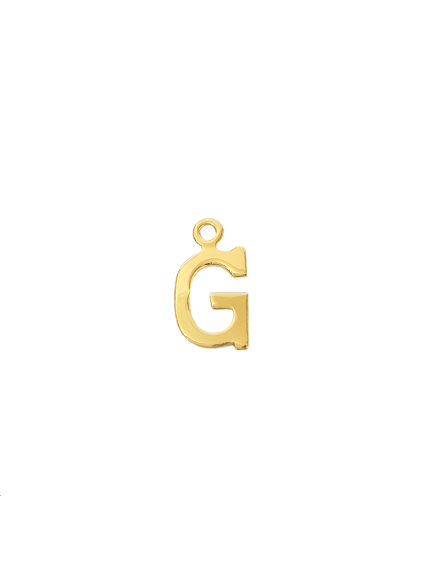 Lettre G 1 anneau doré