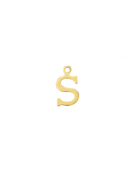 Lettre S 1 anneau doré