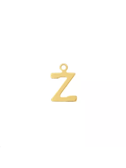 Lettre Z 1 anneau doré