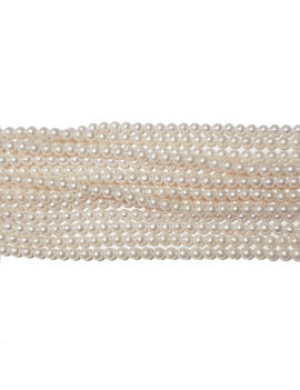 Perles de culture rondes 5,5-6mm Les rangs de perle de culture- 1