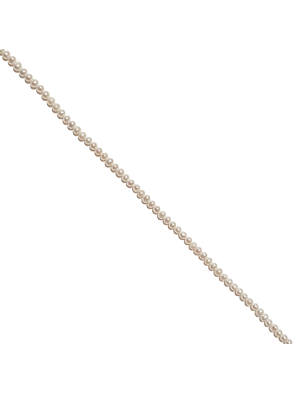 Perles de culture potato 3,5-4mm  Les rangs de perle de culture- 1 2