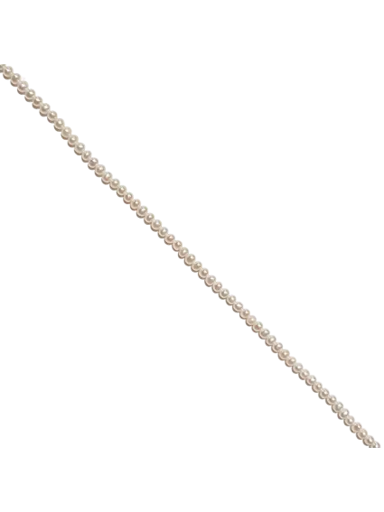 Perles de culture potato 3,5-4mm  Les rangs de perle de culture- 1 2