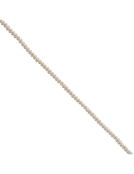 Perles de culture potato 3,5-4mm  Les rangs de perle de culture- 2