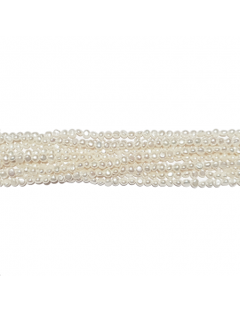Perles de culture baroque 4-5mm Les rangs de perle de culture- 1