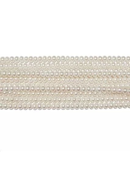 Perles de culture bouton 5-5,5mm grade AAA  Les rangs de perle de culture- 1