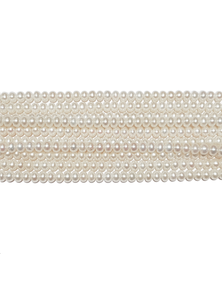 Perles de culture bouton 5-5,5mm grade AAA  Les rangs de perle de culture- 1