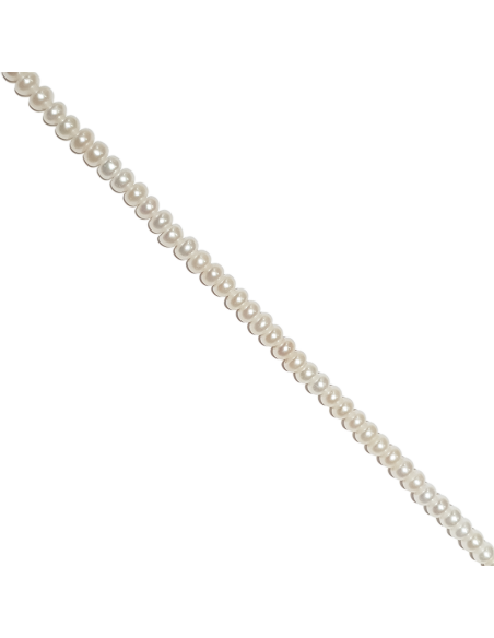 Perles de culture bouton 5-5,5mm grade AAA  Les rangs de perle de culture- 2