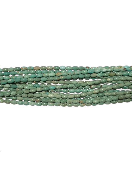 Turquoise grain de riz 6x3mm  Heishi et donuts- 1 Turquoise grain de riz 6x3mm  Heishi et donuts- 1