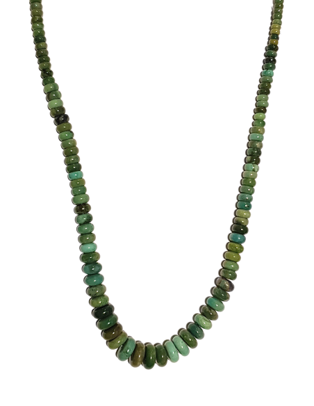 Turquoise rondelle en chute 4-10mm  Heishi et donuts- 2