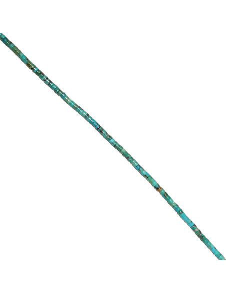 Turquoise Heishi 3mm bleue verte  Heishi et donuts- 2