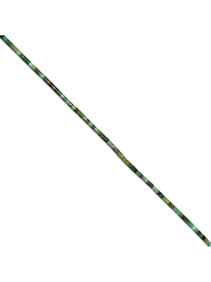 Turquoise Heishi 3mm verte  Heishi et donuts- 1 2