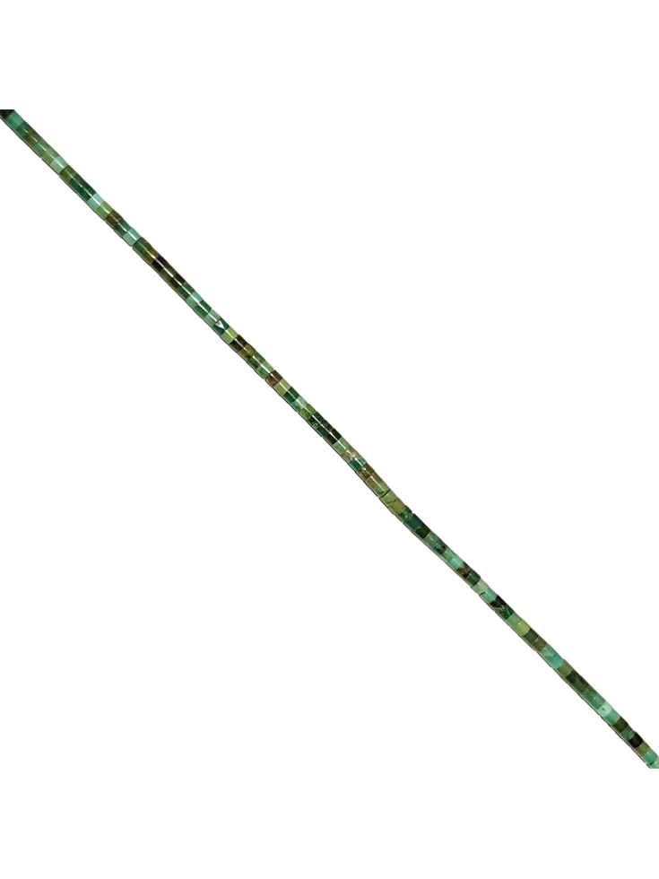 Turquoise Heishi 3mm verte  Heishi et donuts- 2