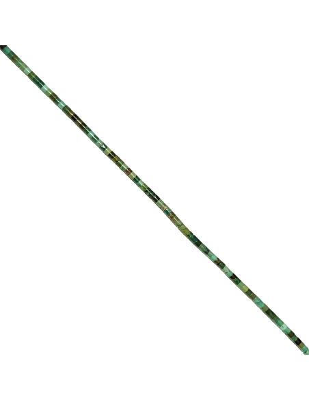 Turquoise Heishi 3mm verte  Heishi et donuts- 2