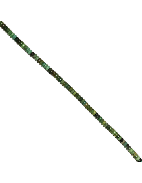 Turquoise rondelle 4mm verte  Heishi et donuts- 2