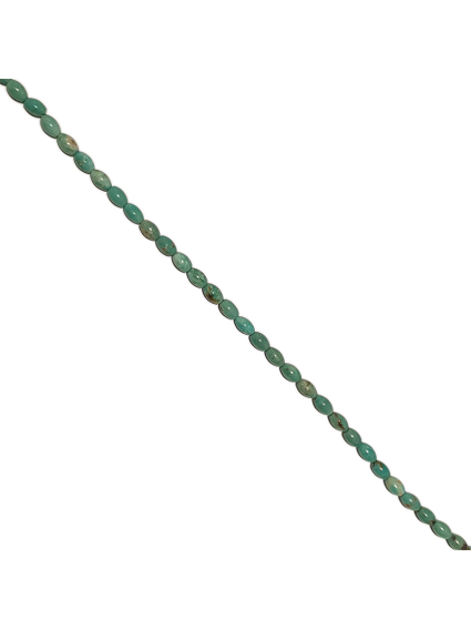 Turquoise grain de riz 6x3mm  Heishi et donuts- 1 2