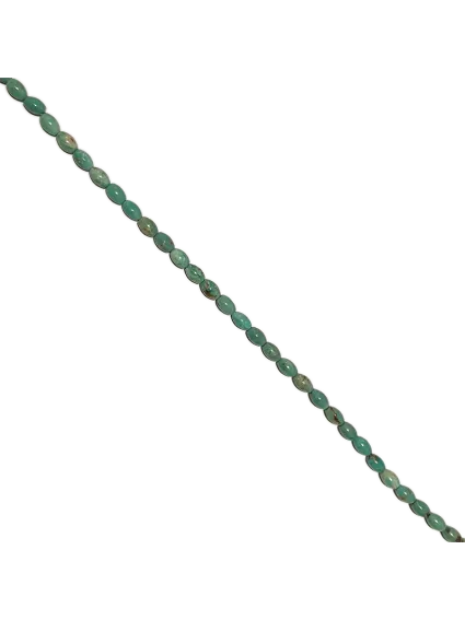 Turquoise grain de riz 6x3mm  Heishi et donuts- 1 2