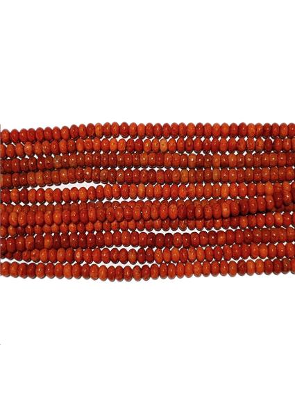 Corail éponge rondelle 6mm  Heishi et donuts- 1