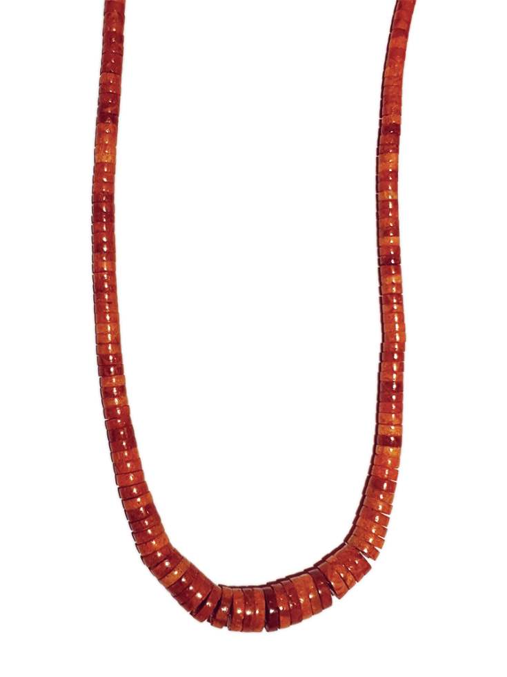 Corail éponge Heishi en chute 4-10mm  Heishi et donuts- 2