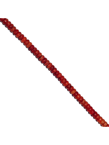 Corail éponge rondelle 6mm  Heishi et donuts- 1 2