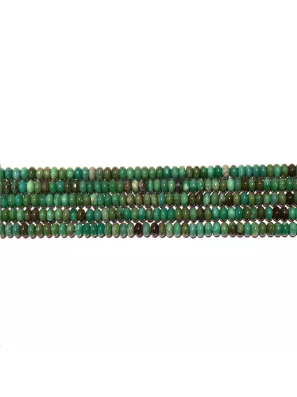 Turquoise rondelle 6mm vert
