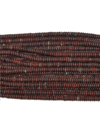 Mahogany Obsidian rondelle heishi