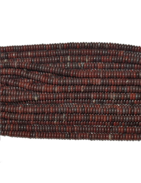 Mahogany Obsidian rondelle heishi 