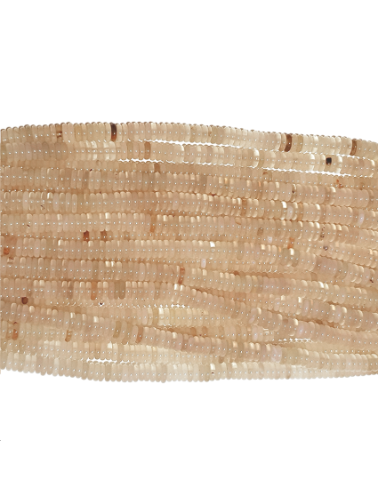 Agate rondelle heishi 2x6mm